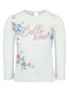 Lapin House Slogan-print Cotton T-shirt In White