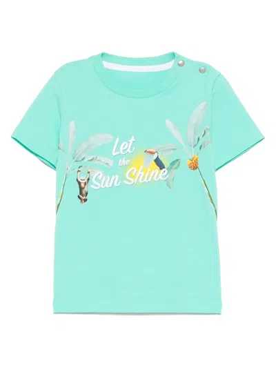 Lapin House Kids' Slogan-print T-shirt
