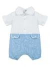 Lapin House Suspenders-detailing Romper In 白色