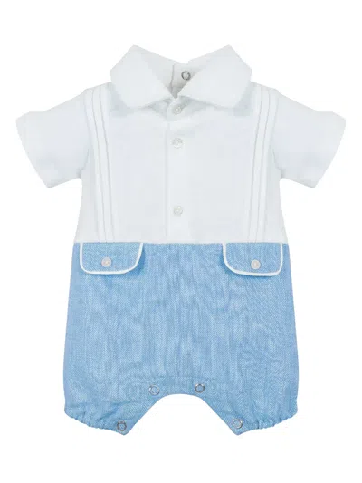 Lapin House Babies' Suspenders-detailing Romper In 白色