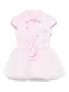 Lapin House Tulle Dress Set In Pink