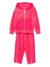 Lapin House Velour Tracksuit Set In Pink