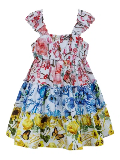 Lapin House Kids' X Mary Katrantzou Ruffled Floral-print Dress In Multi