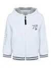 Lapin House Zip-up Hoodie In White