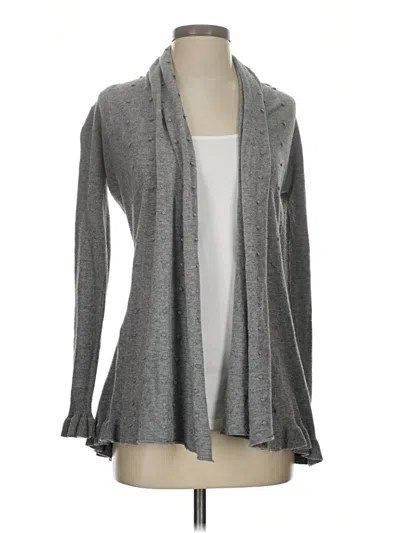 Pre-owned Lapis Cardigan Sweater In Gray