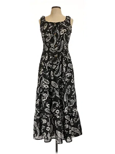 Pre-owned Lapis Casual Dress In Black