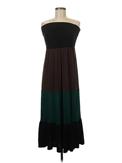 Pre-owned Lapis Casual Dress In Brown