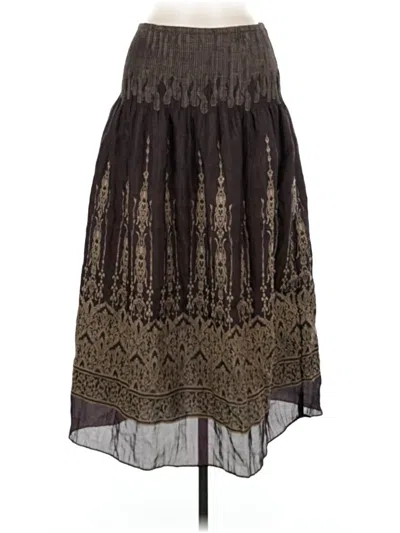 Pre-owned Lapis Casual Skirt In Brown