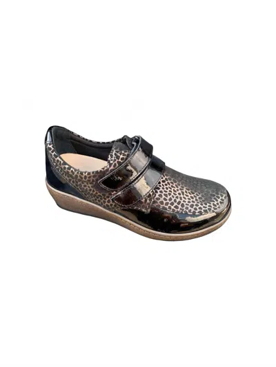 Laplume Women's Britta Shoes In Black Copper In Multi