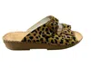 Laplume Women's Jen Sandals In Sand/ Leopard In Multi