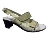 Laplume Women's Nancy Sandals In Bone/ Croco In Multi