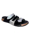 Laplume Women's Roberta Sandals In Black Patent In Black