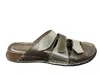 Laplume Women's Roberta Sandals In Pewter Metallic In Multi