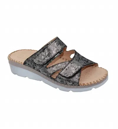Laplume Women's Sunny Flat Sandals In Black