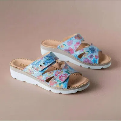 Laplume Women's Sunny Flat Sandals In Multi
