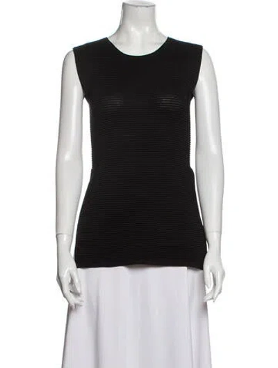 Pre-owned Lapointe 2016 Crew Neck Top In Black