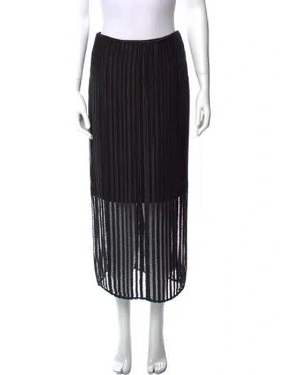 Pre-owned Lapointe 2016 Midi Length Skirt In Black