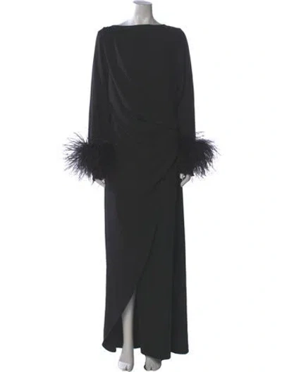 Pre-owned Lapointe Bateau Neckline Long Dress W/ Tags In Gray