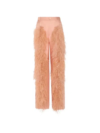Lapointe Belt-loops Trousers In Pink