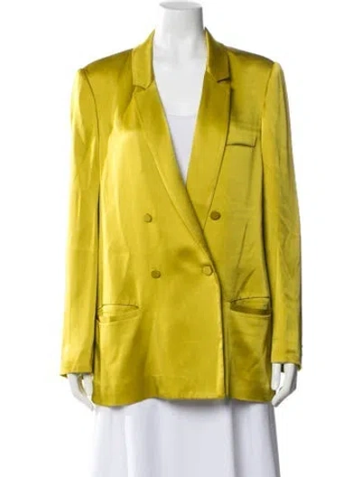 Pre-owned Lapointe Blazer In Green