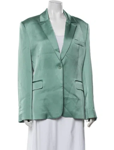Pre-owned Lapointe Blazer In Green