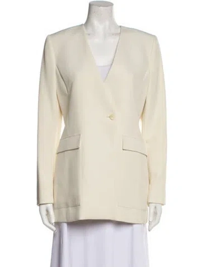 Pre-owned Lapointe Blazer In Neutral