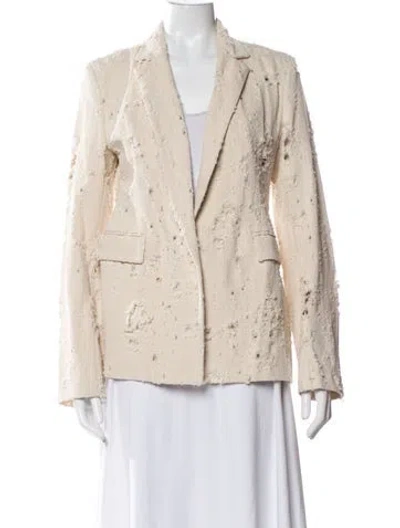 Pre-owned Lapointe Blazer In Neutral