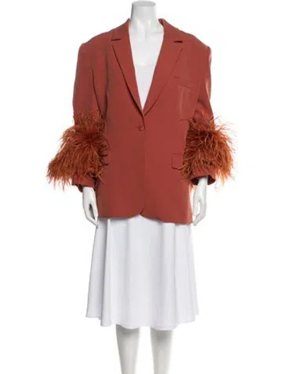 Pre-owned Lapointe Blazer In Orange