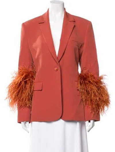 Pre-owned Lapointe Blazer In Orange