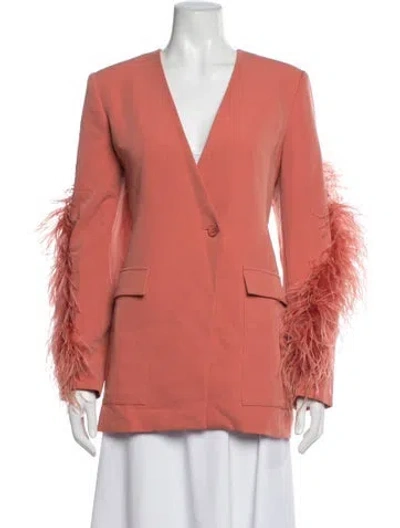 Pre-owned Lapointe Blazer In Pink