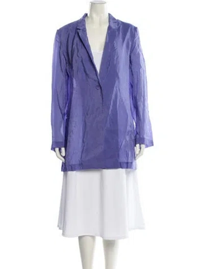 Pre-owned Lapointe Blazer In Purple