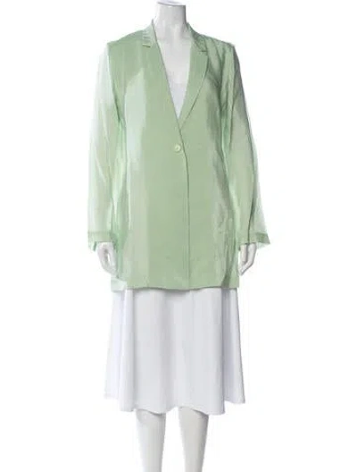 Pre-owned Lapointe Blazer W/ Tags In Green