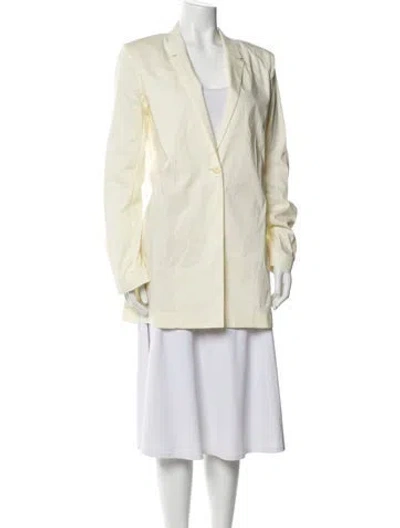 Pre-owned Lapointe Blazer In Yellow