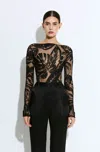 Lapointe Burnout Jersey Boatneck Bodysuit
