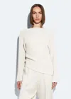 Lapointe Cashmere Asymmetric Sweater In Cream