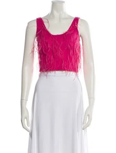 Pre-owned Lapointe Cashmere Scoop Neck Sweater In Pink