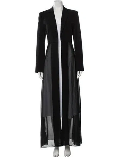 Pre-owned Lapointe Coat In Black