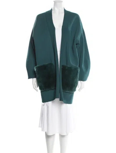 Pre-owned Lapointe Coat In Green