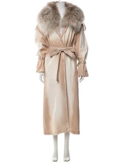 Pre-owned Lapointe Coat In Neutrals