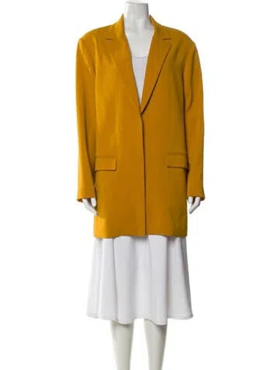 Pre-owned Lapointe Coat In Yellow