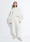 Lapointe Cotton Cargo Sweatpant In Off White