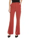 Lapointe Crepe Flare Pant In Red