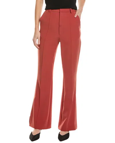 Lapointe Crepe Flare Pant In Red