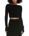 Lapointe Matte Viscose Top In Black