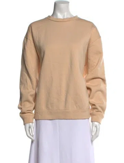 Pre-owned Lapointe Crew Neck Long Sleeve Sweatshirt In Neutral