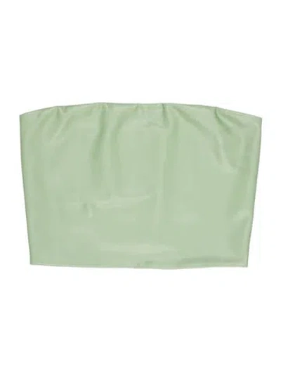 Pre-owned Lapointe Crew Neck Sleeveless Top In Green