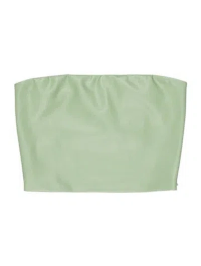 Pre-owned Lapointe Crew Neck Sleeveless Top In Green