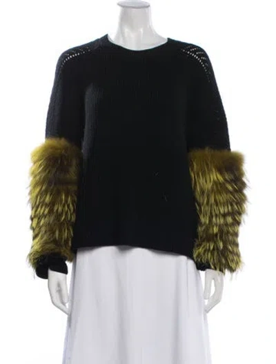 Pre-owned Lapointe Crew Neck Sweater In Black