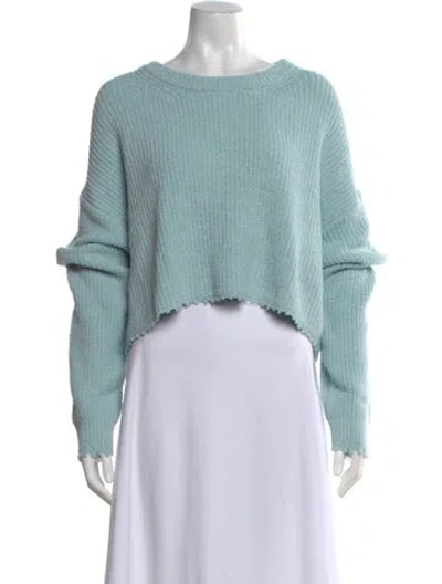 Pre-owned Lapointe Crew Neck Sweater In Blue