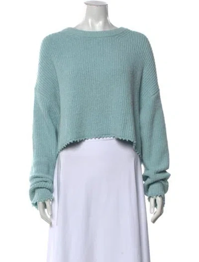 Pre-owned Lapointe Crew Neck Sweater In Blue
